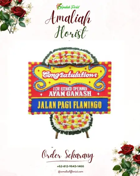 Sewa Papan Bunga Leran Wetan